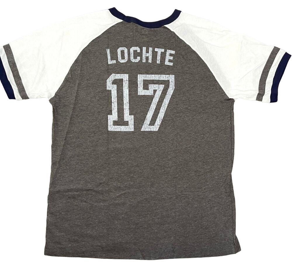 TYR Men's Open Team Lochte Tee Jersey Style - Grey - Ryan - Size XL - $30